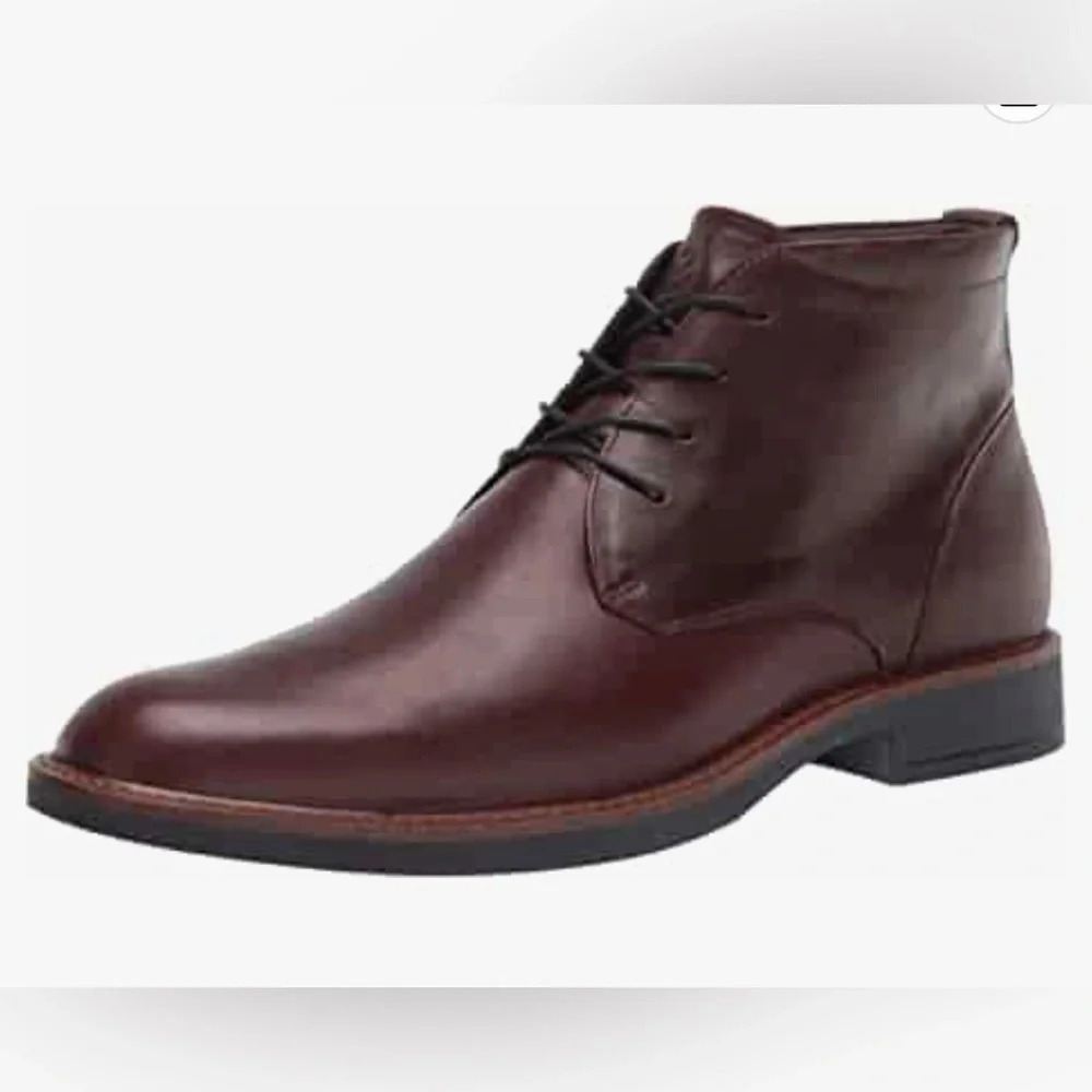 ! Ecco "Biarritz" Leather Chukka Boots Men's Sz 11US/45EU, Brown